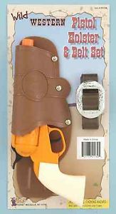 Holster Gun Belt Kids Girls Boys Cowboy Western Costume Accessory Toy 14