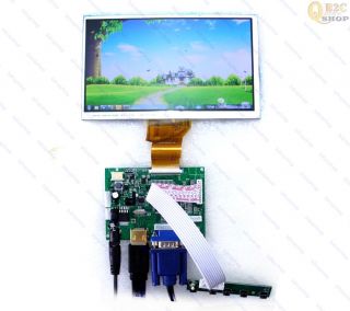 2AV Reversing Driver Board for 7inch AT070TN92 800x480 LCD Display HDMI VGA