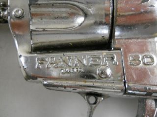 Vintage Mattel Fanner 50 Cap Gun Africa Impala Faux Ivory Grips Working Order