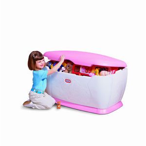 Little Tikes Giant Toy Chest Pink Children Toys Storage Trunk Chests Kids Girls