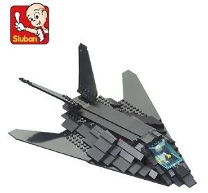 Sluban Building Block Creat Toy Puzzle Children Plastic Toys Stealth Bomber F117