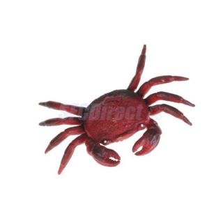 3pcs Red Crab Toy Chldren Marine Animal Lovely Kids Home Luau Hawaiian Decor Fun