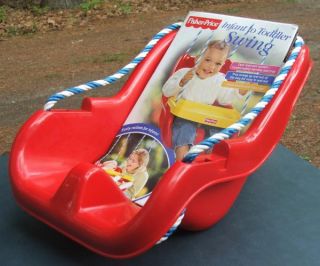 Fisher Price Swing Baby to Toddler New Unused Outdoor Portable Red