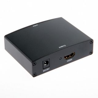 Adapter Converter VGA Audio to HDMI Female Converter Box AB