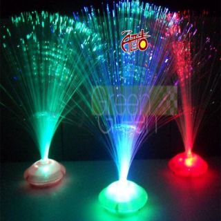 New Design Changing  LED Optic Fiber Lamp Night Light Stand Colorful