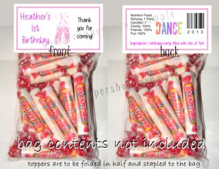 Birthday Party Favor Bags