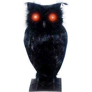 Light Up Black Owl Black