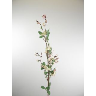 Wild Rose Blossom Branch Thorn Bush Artificial Flowers with Leaves Foliage