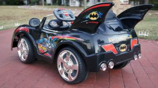 2013 New Hot Batman Batmobile Kids Ride on Car 6V 10AH Battery Power R C Wheels