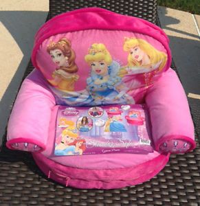 Disney Princess Slumber Chair with Hidden Sleeping Bag Brand New