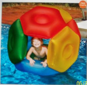 Rolly Ball Pool Float Inflatable Polyhedron Water Kids Fun Games Toy Summer