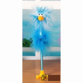 Blue Crown Ostrich Feather Ball Pen Party Favours ST058