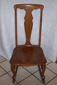 Solid Quartersawn Oak Sewing Rocker Rocking Chair by Johnson Brothers R80
