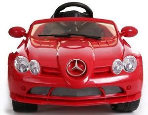 Licensed Mercedes Benz SLR McLaren 722s Kids Ride on Power Wheels Toy Car Red