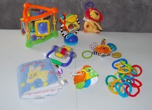 Eric Carle Taggies Sassy Infantino Sassy Kids II Baby Toy Lot Set Clean