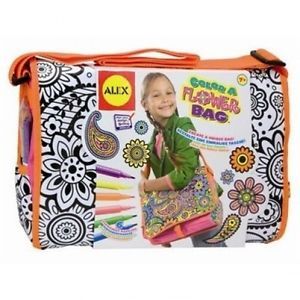 Child Kids Teen Arts Crafts Creative Designing Color Messenger Bag Kit Set Toy