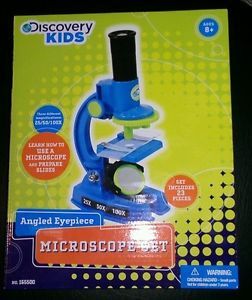 New Discovery Kids Microscope 23pc Set Learn Explore Discover Science Teach Toy