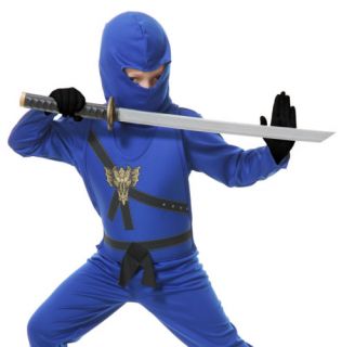 Kids Boys Blue Ninja Avengers Halloween Costume