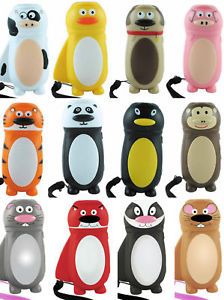 Wind Up Animal Torches Night Lights Kids Child Gift Toy