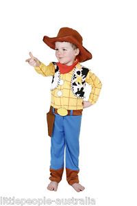 Size 4 6 Woody Toy Story Dress Up Boys Halloween Kids Costume 4931 New