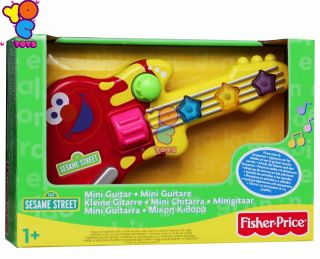 Sesame Street Elmo Mini Guitar Electronic Musical Toys Fisher Price 4 Kids 1
