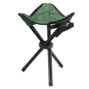 Portable Folding Chair Collapsible Tripod Stool Camping Picnic s for Kid Blue