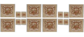 Wool French Aubusson Sofa Chair Cover Upholstery 20 Pcs