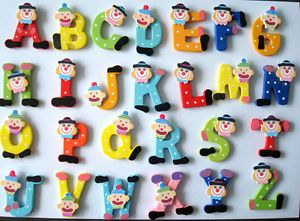 Cartoon Woodend Alphabet Development Educational Magnet Toy Kids Birthday Gift