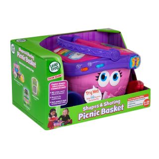 LeapFrog Learning Toy Shapes and Sharing Picnic Basket Kids Childrens Fun New