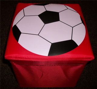 Football Novelty Storage Seat Box Toybox Childs Toy Boy Baby