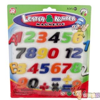 Children Kids Educational Toy 26pcs Letter Alphabet Number Sign Fridge Magnet