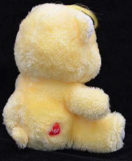 6" Seated Miniature 1983 Vintage Plush Funshine Bear Care Bears Original Kenner
