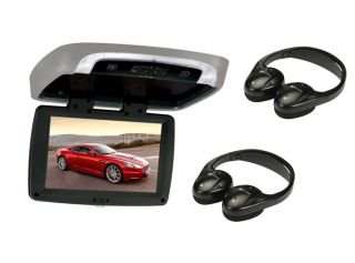 Audiovox MMD11A 11" TV Car Monitor DVD Player 2 Wireless Stereo Headphones