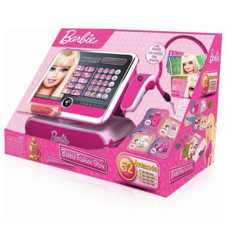Barbie BBCR2 Kids Girls Fashion Store Cash Register Machine Toy Play Set New