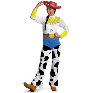 Jessie Costume Disney Toy Story Adult Cowgirl Western Halloween Fancy Dress
