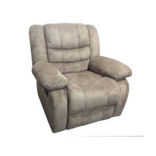 Recliner Chair Glider Micro Fiber Power Living Roon Home Recling Furniture Grey