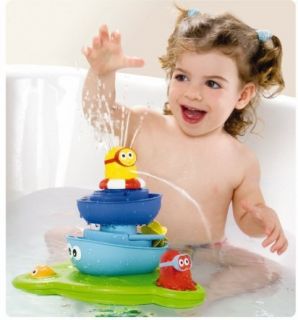 Hot Yookidoo Flow Fountain Bath Baby Toy Kids Paddle Sprinkler Water Toys Gift