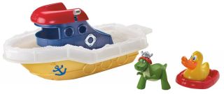 Disney Pixar Toy Story Partysaurus Boat Color Change Rex Figure Bath Toy