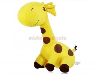 New 9 8" inches Cute Yellow Giraffe Stuffed Toy Plush Doll for Kids