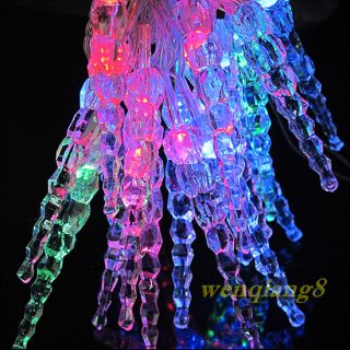 5M 20 LED Ice Crystal Fairy Light String Decoration Christmas Xmas Party Wedding