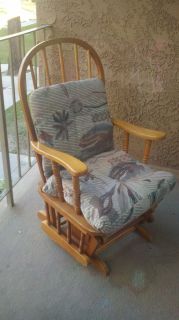 Used Glider Rocking Nursing Chair Needs Cushions Good Condition