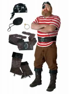 Pirates Theme Party Instant Pirate Outfit Kit Set
