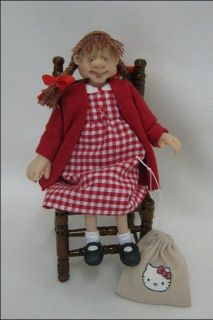 OOAK Miniature Handmade 12th Scale School Girl Dolls House Artist Joy Cox