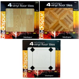 New 4 x Self Adhesive Vinyl Floor Tiles Flooring Kitchen Bathroom Tile 4 Sq Ft