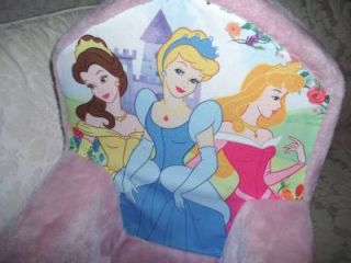Disney Princess Foam Chair Cinderella Belle and Sleeping Beauty