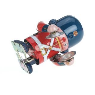 Wind Up Soldier Cymbals Player Clockwork Tin Toy Collectable Gifts Kids Favors
