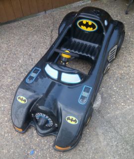 RARE Batmobile 1989 Kingsbury Electric Power Ride on Kids Batman Wheels