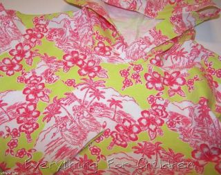Girl Kelly's Kids Swimsuit Cover Up 5 6 New Shirt Toile