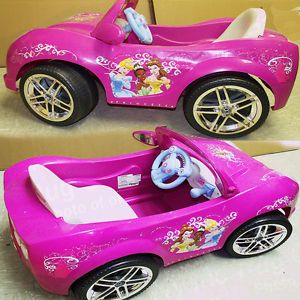 Disney Princess Convertible Car 6V Battery Powered Ride on Girls Toys EC 922