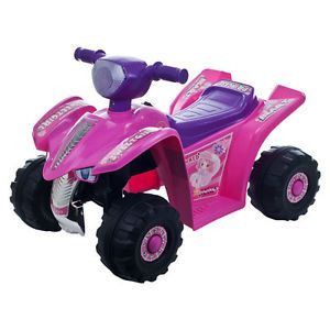 New Lil' Rider™ 80 A6303 Pink Princess Mini Quad Ride on Car Four Wheeler Kids